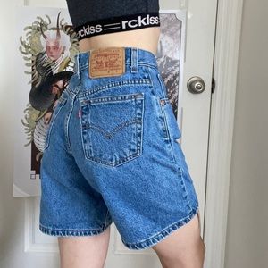 Levi’s vintage longline hightwaisted shorts